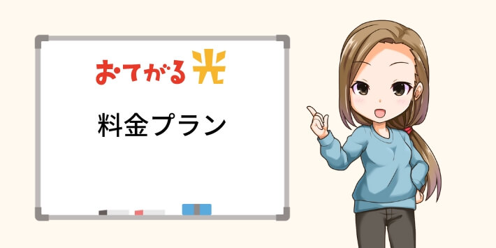 おてがる光の料金プラン