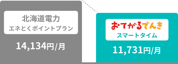 大手電力会社との比較