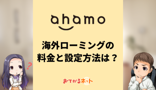 海外ではahamoが最強？ahamoのローミング料金と設定方法を解説