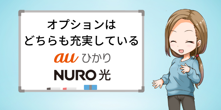 オプションはどちらも充実している