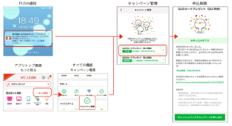 申し込み画面にアクセスする