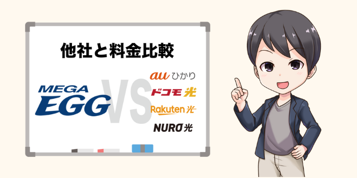 メガ・エッグ他社と料金比較